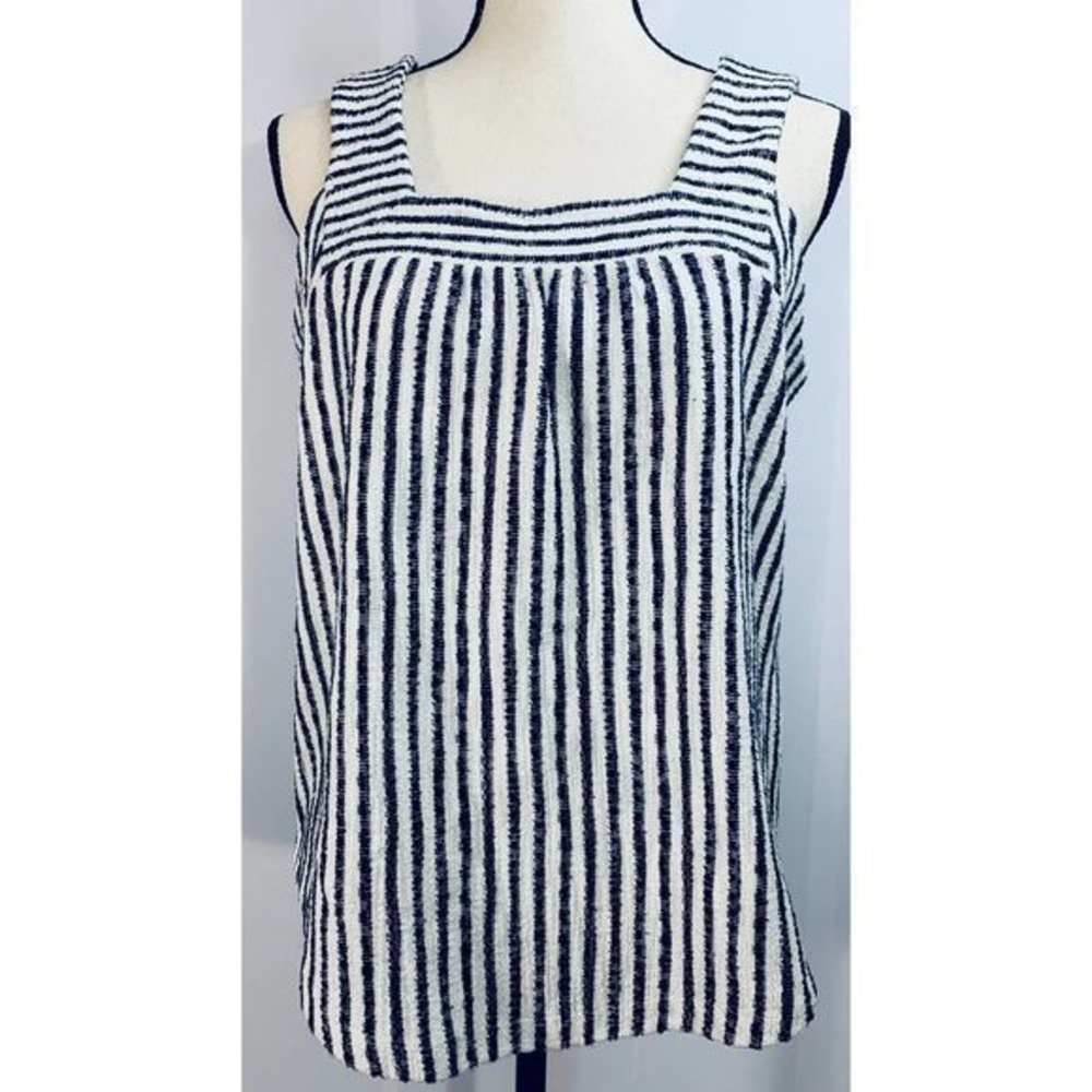 Lucky Brand Women‎ Vertical Striped Tank Top Size M